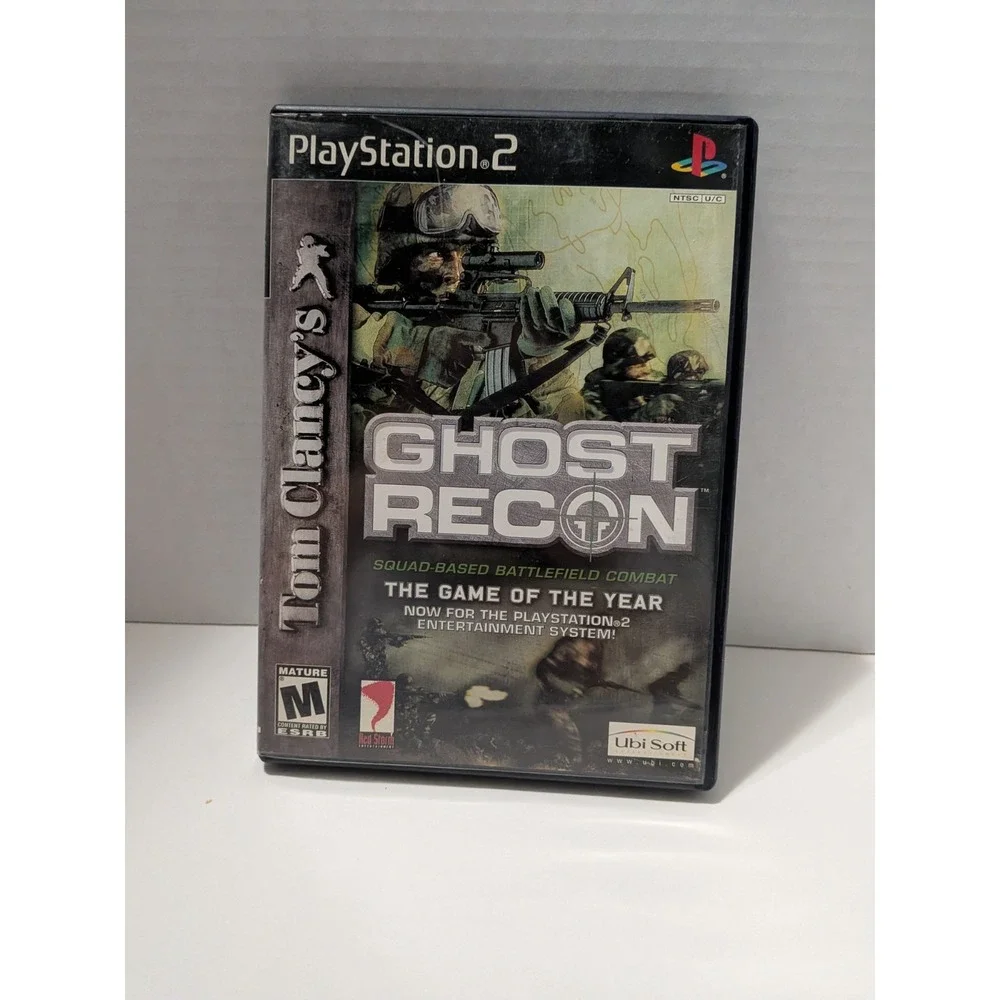 Tom Clancy's Ghost Recon PS2 Game Ubisoft Red Storm Complete In Box